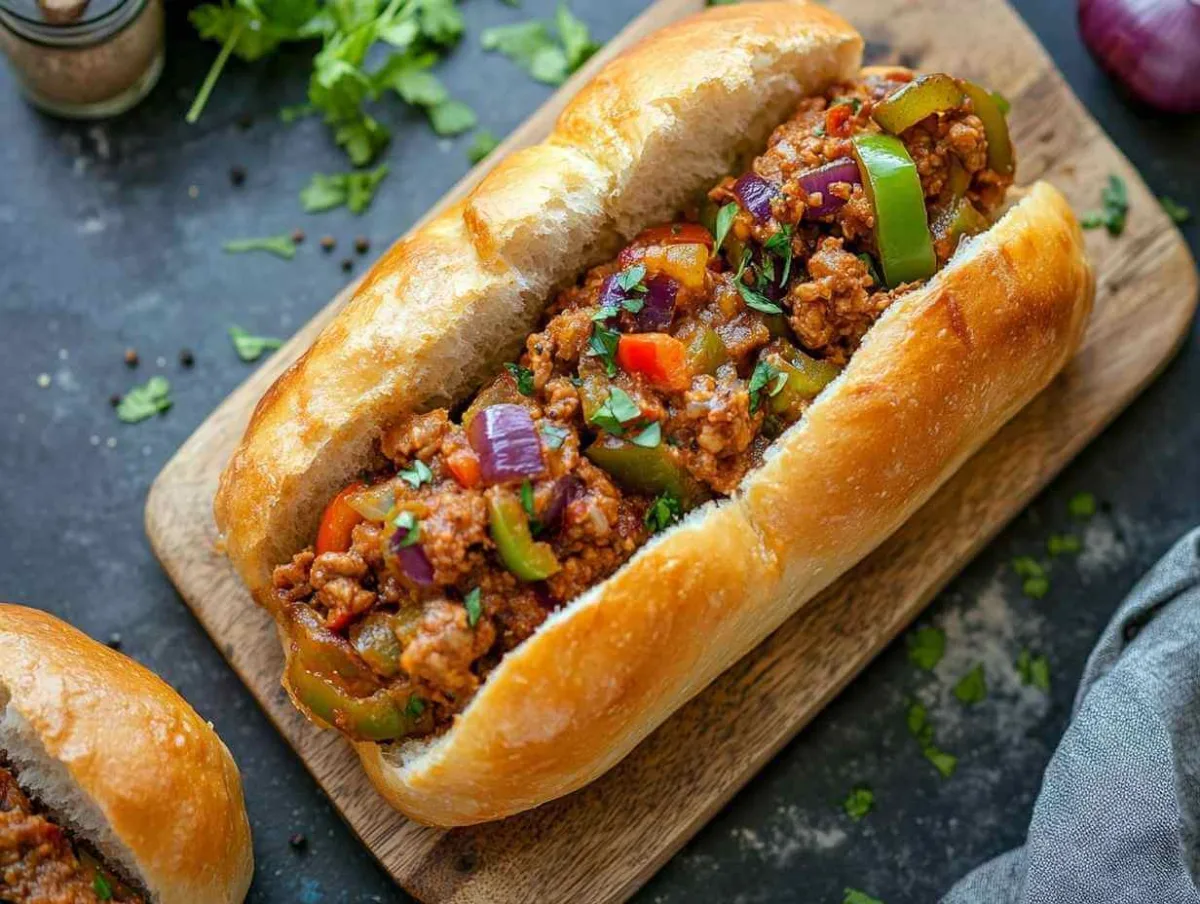 SANDWICH VIANDE HACHÉE