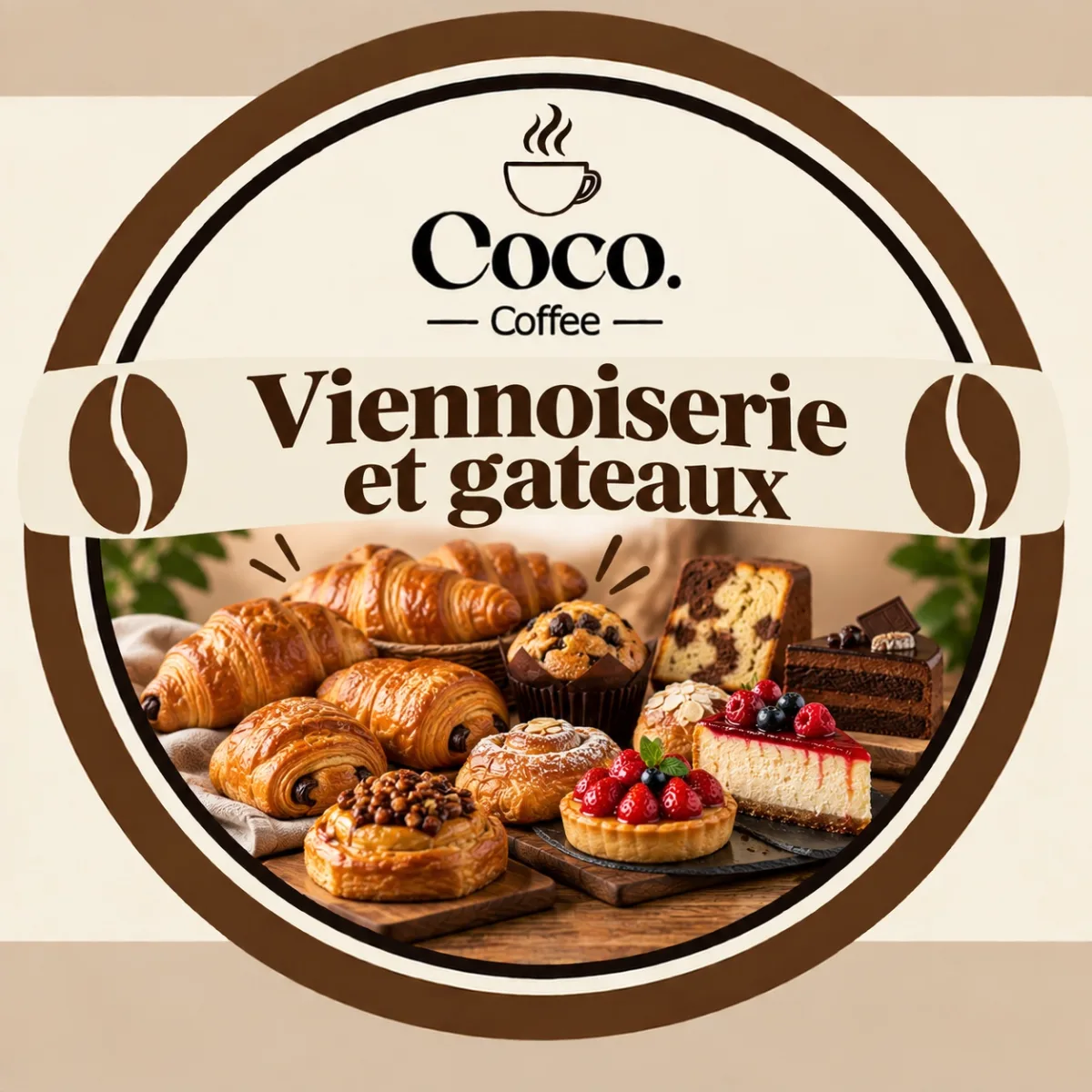 Viennoiserie et gateaux