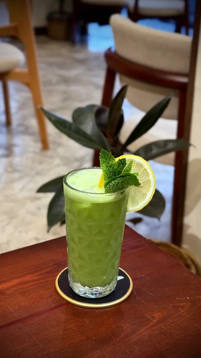 Jus de citron menthe