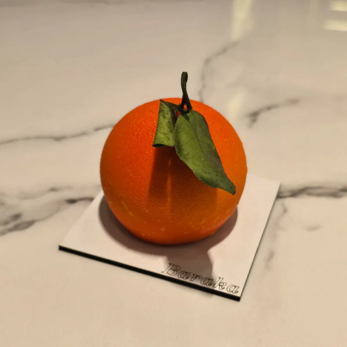 Trompe l'oeil orange