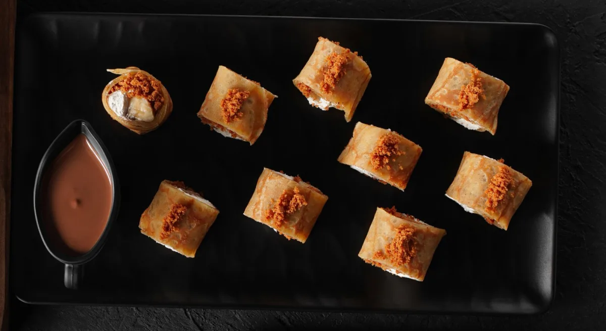 Crêpe sushi spéculos