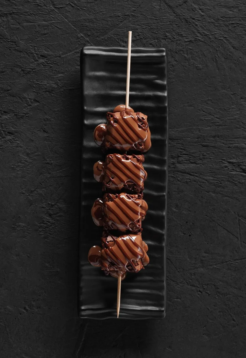Brochette brownies