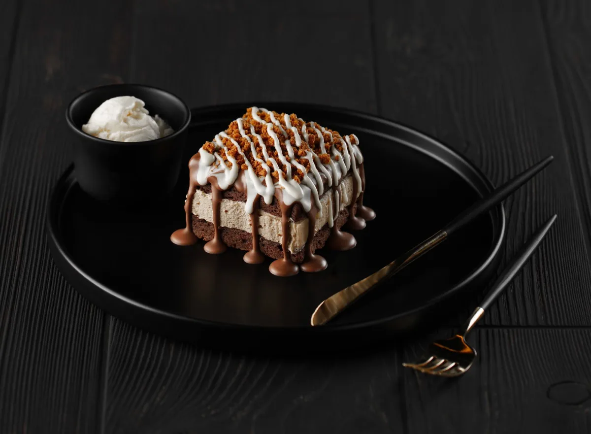Brownie cheesecake spéculos