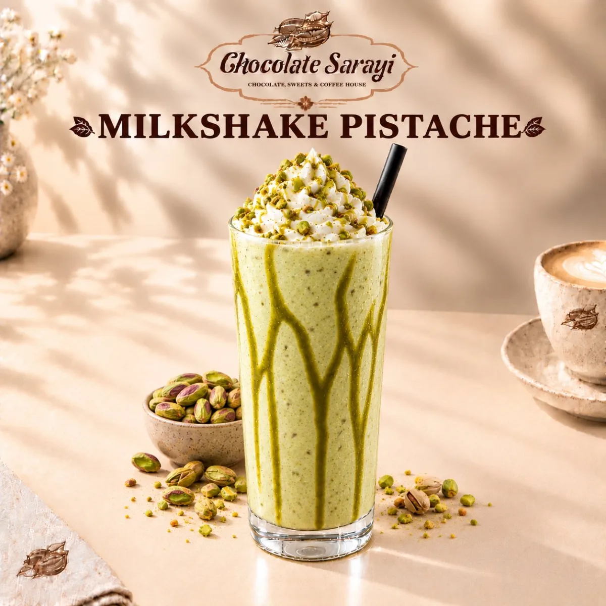 MILKSHAKE À LA PISTACHE