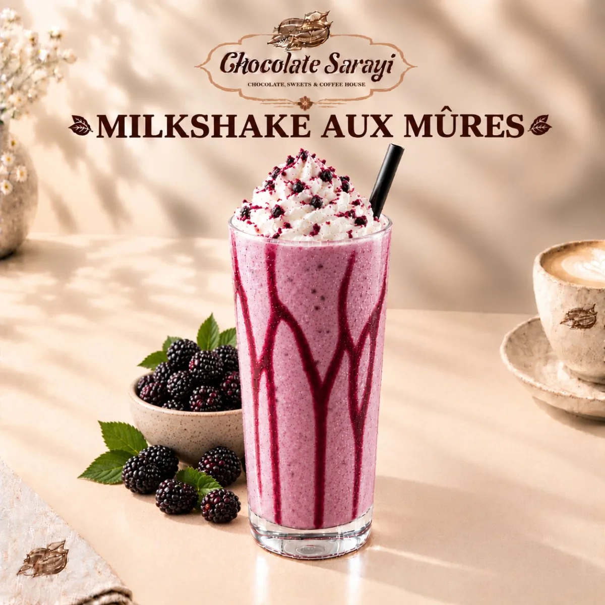 MILKSHAKE AUX MURES