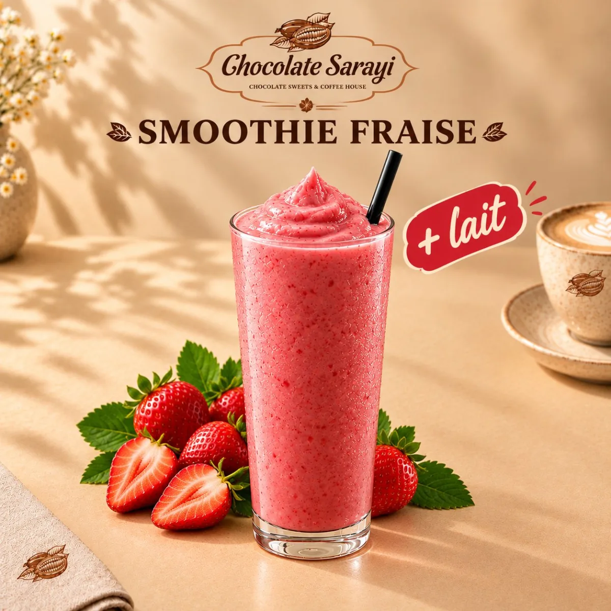 SMOOTHIE À LA FRAISE