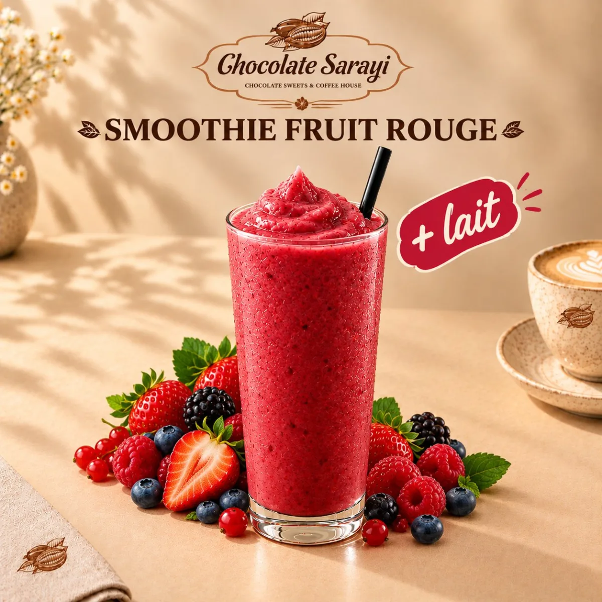 SMOOTHIE AUX FRUITS ROUGES