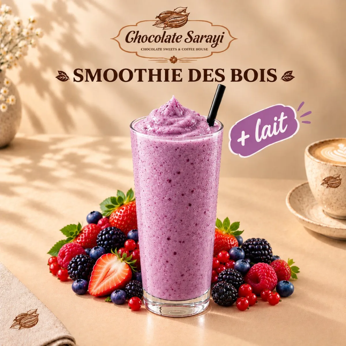 SMOOTHIE AUX FRUITS DES BOIS