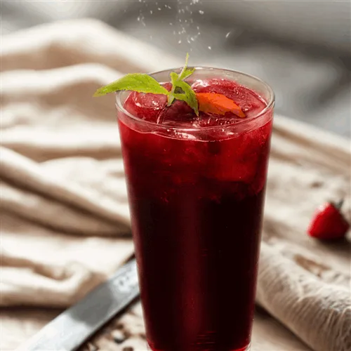 THÉ GLACÉ À LA FRAISE