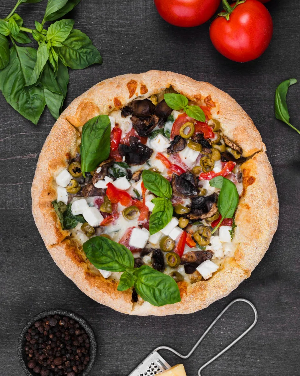 Pizza végetarienne
