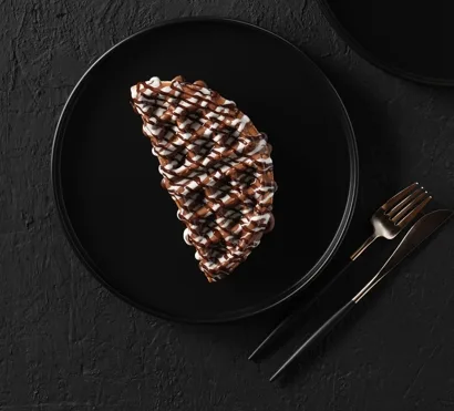 GAUFRE AUX TROIS CHOCOLATS