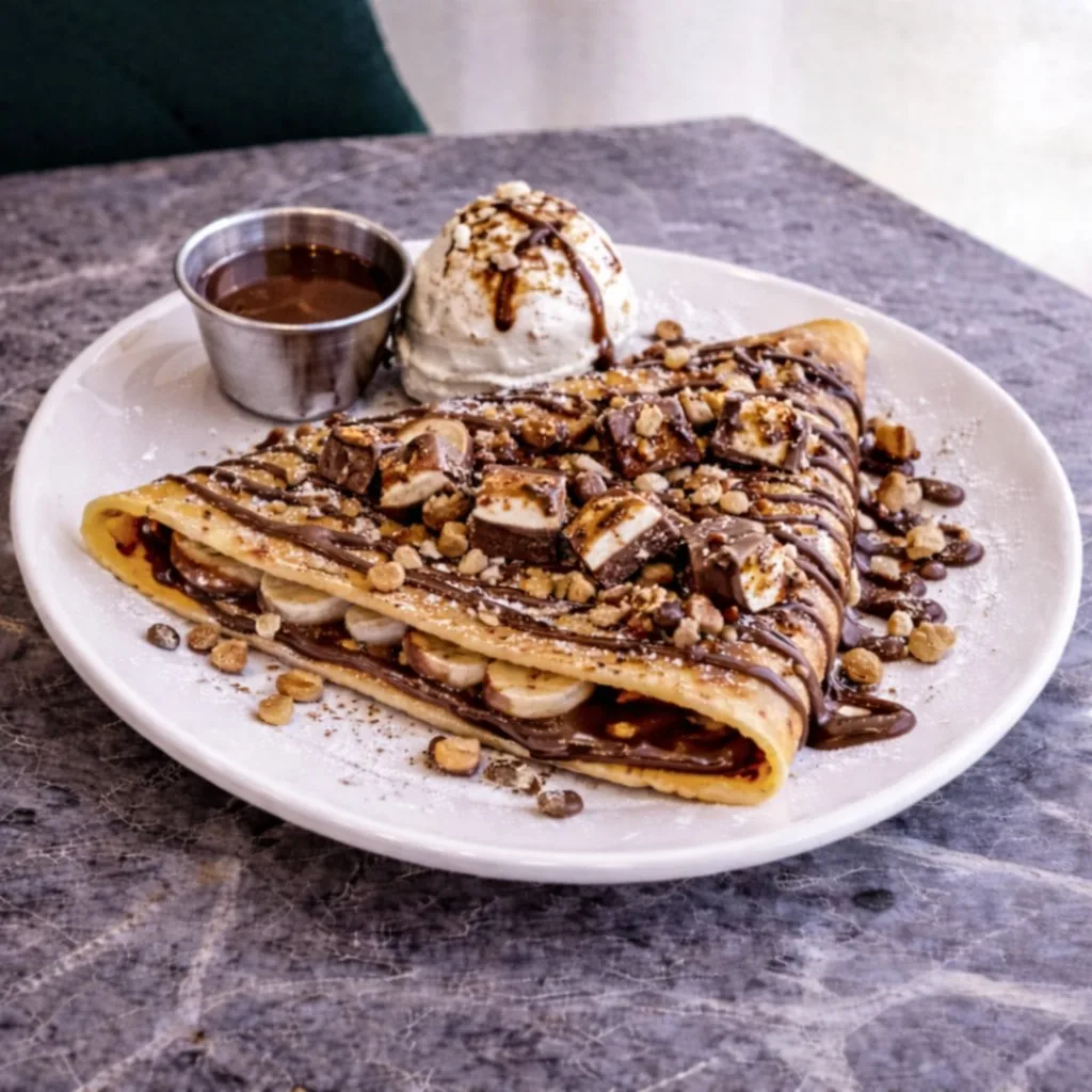Crêpe Snickers