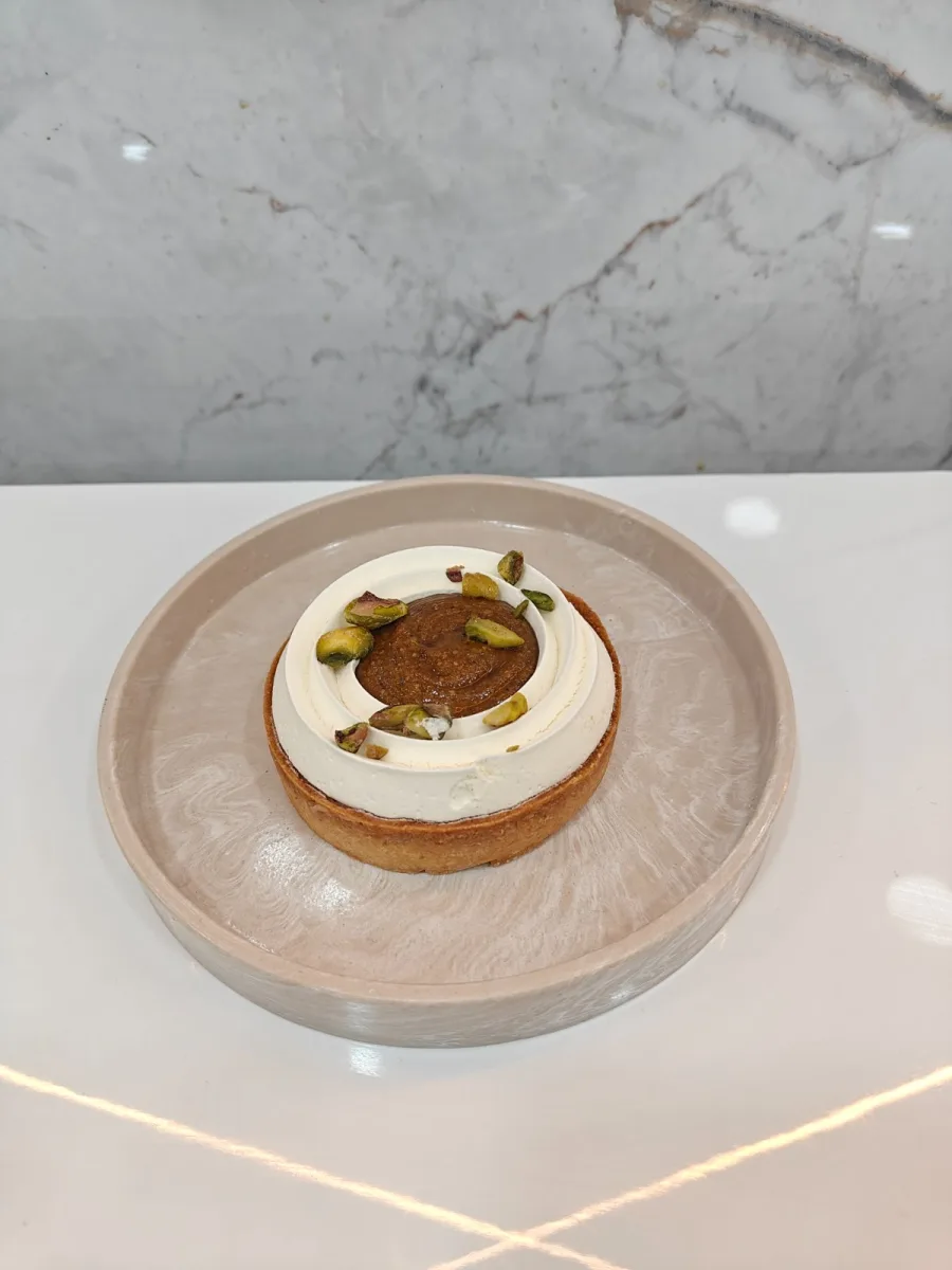 Tarte Pistache Fleur d'Oranger