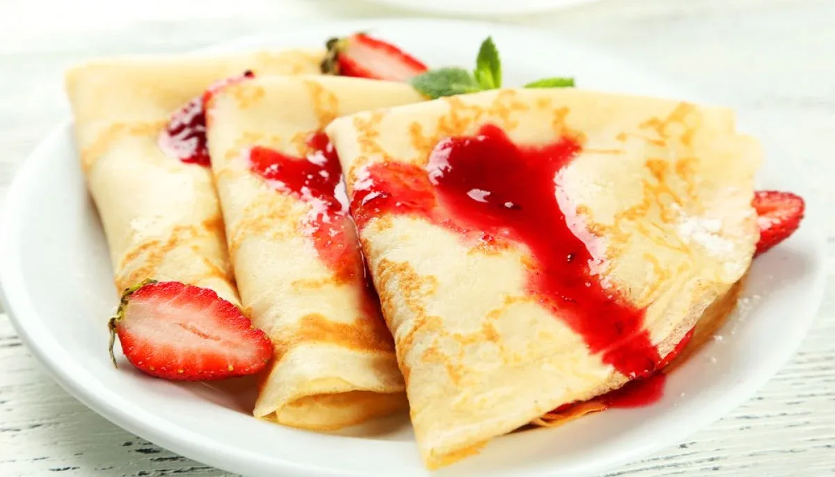 Crêpe à la confiture