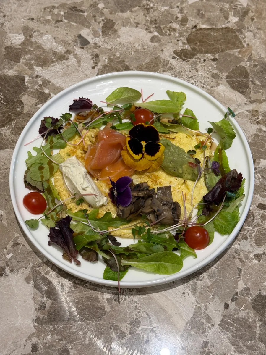 Omelette Blossom & Saumon