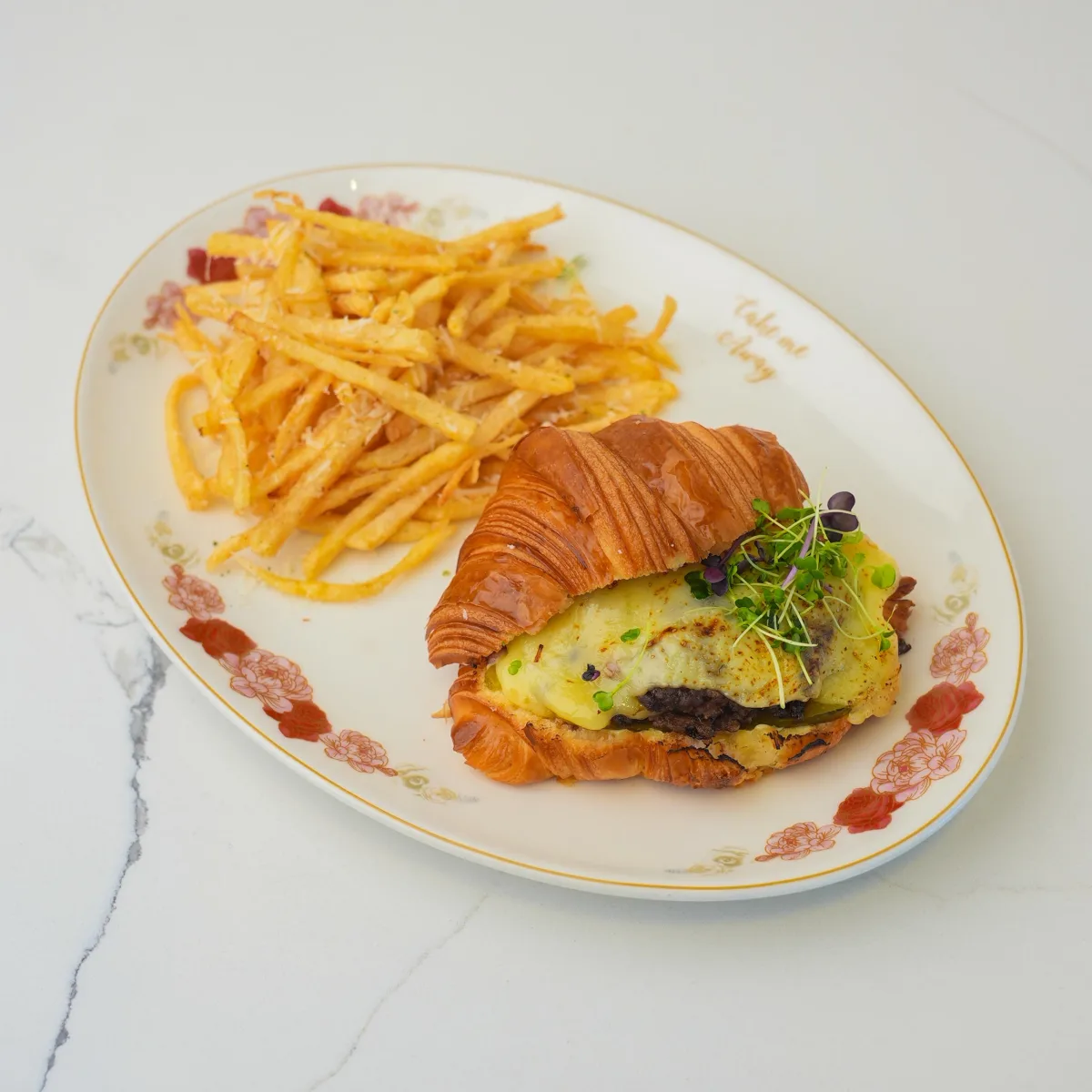 Croissant smash