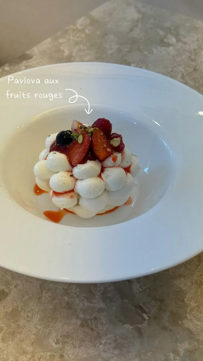 Pavlova Aux Fruits Rouges