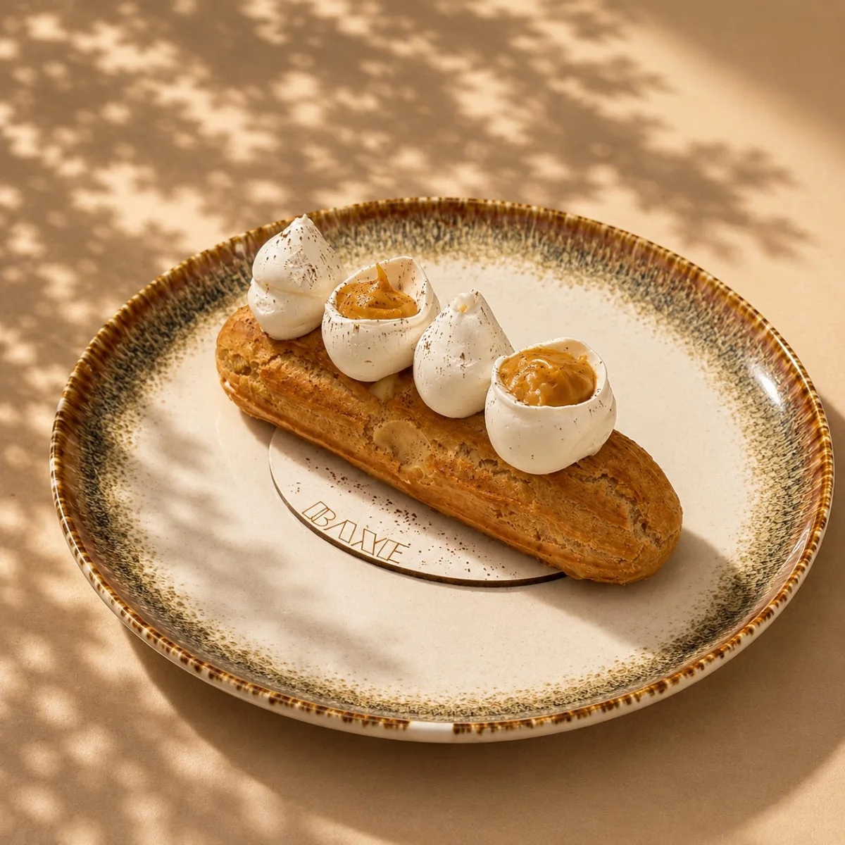 Éclair caramel