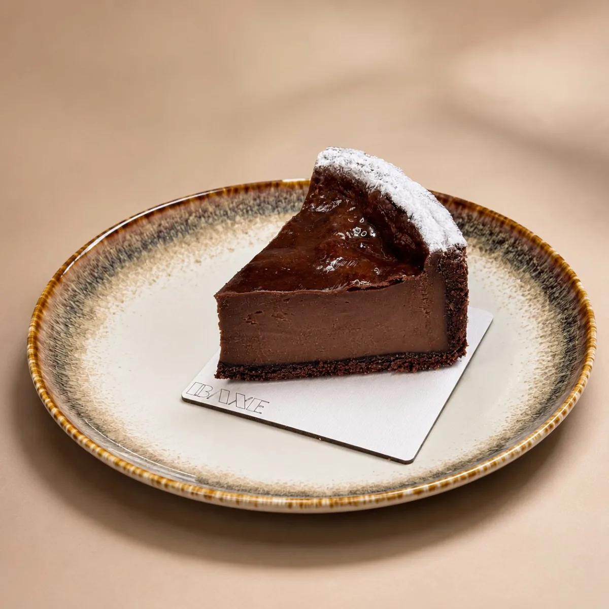 Flan chocolat noir