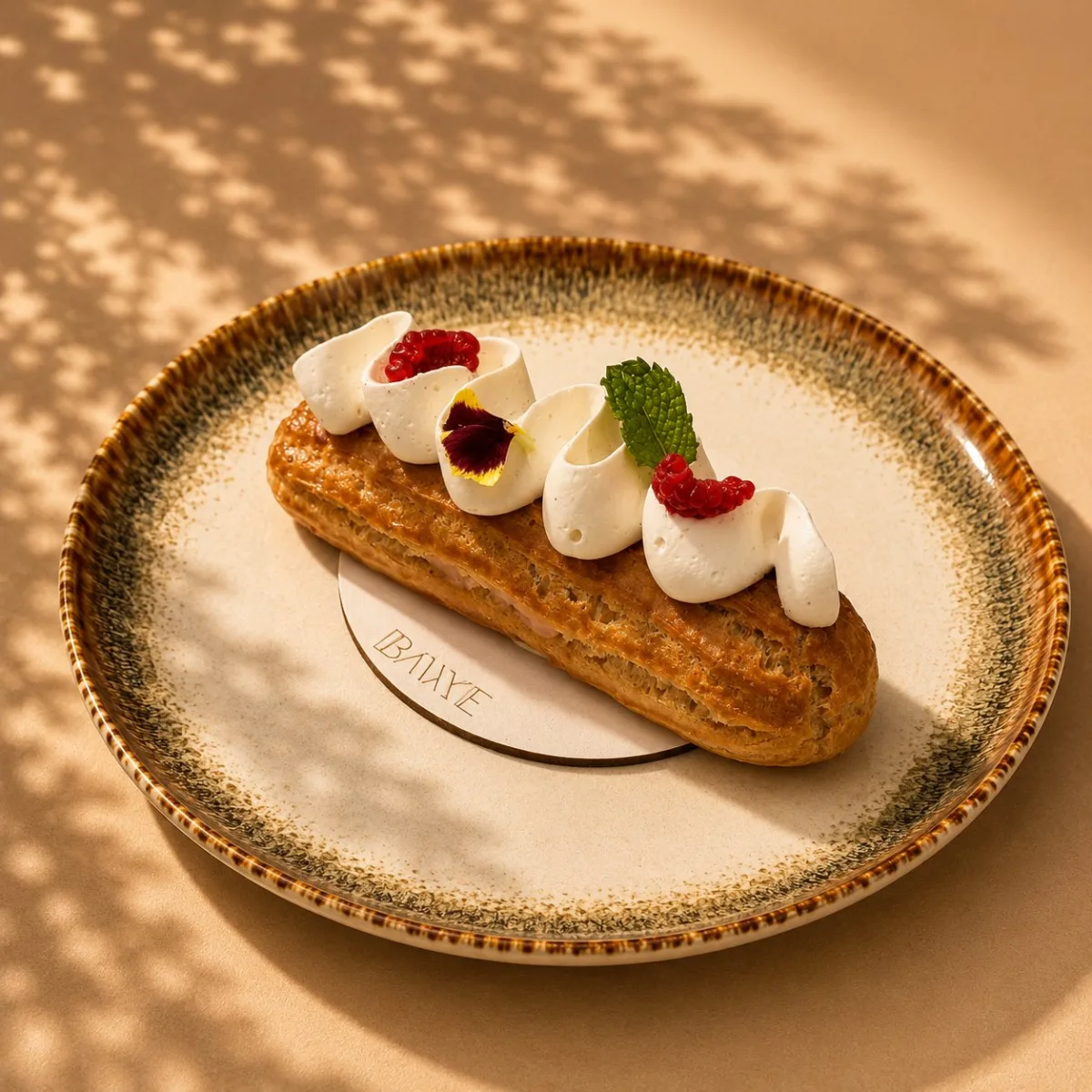 Éclair framboise