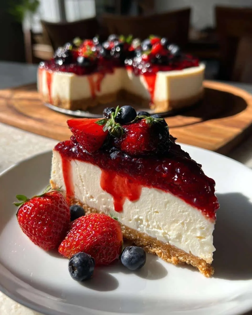 Cheesecake Fruits Rouges
