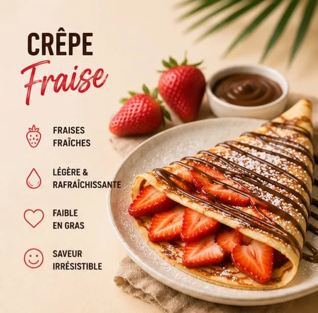Crêpes fraise