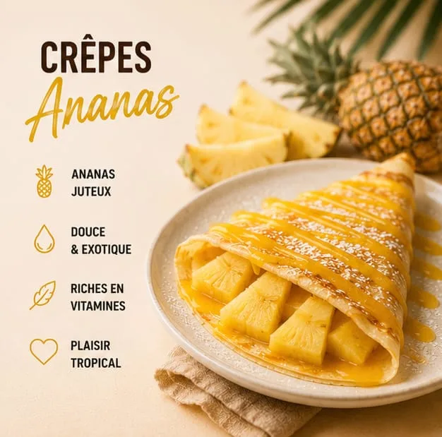 Crêpes ananas