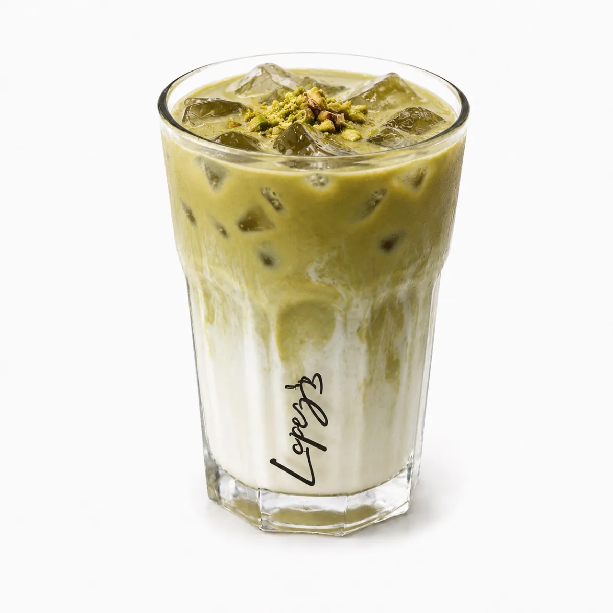 Pistachio latte