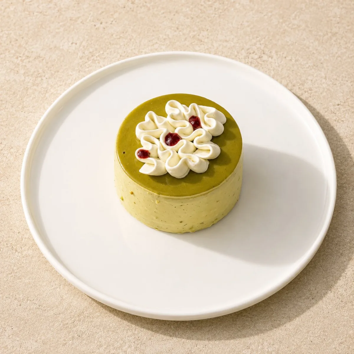 Cheesecake pistache