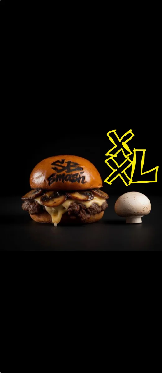 Smash mushroom XXL