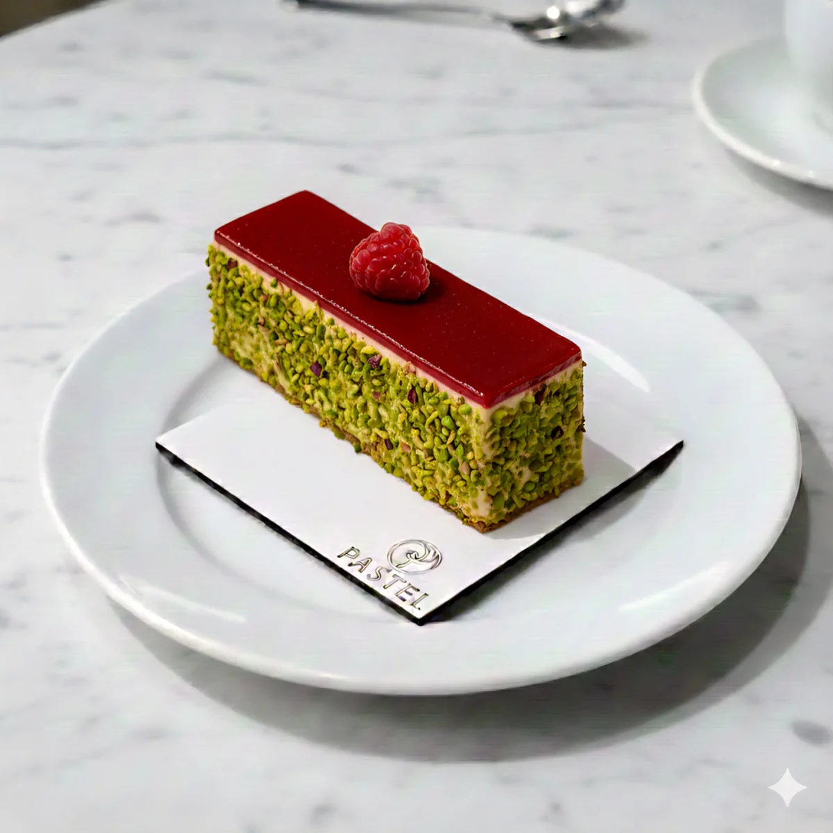 Pistache framboise