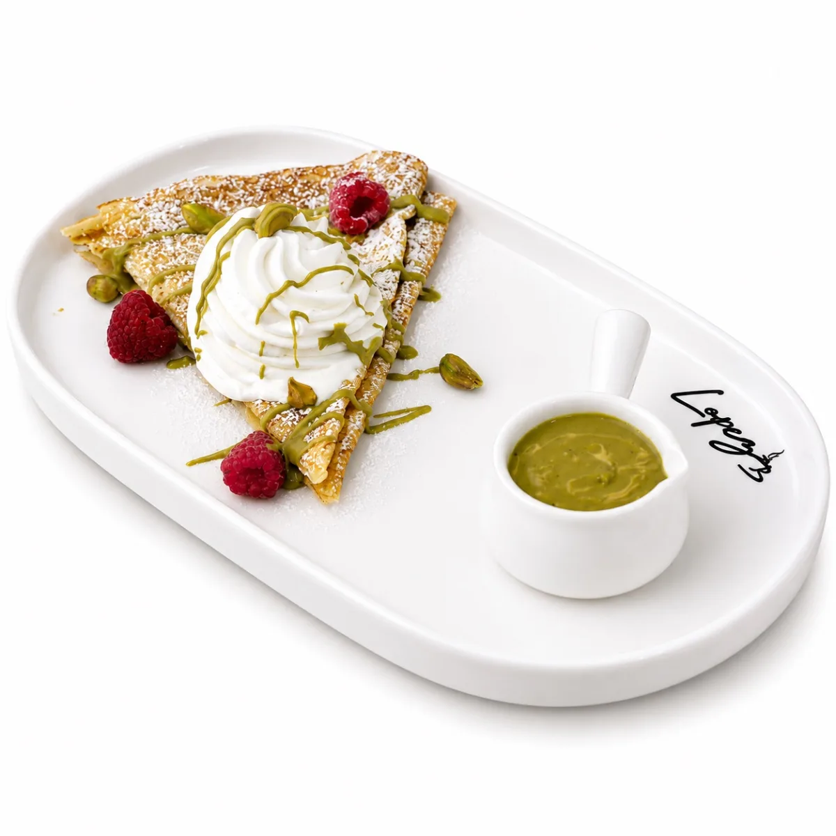 Crepe au pistache