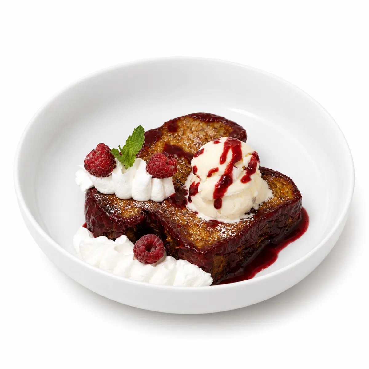 Pain perdu au fruits rouge