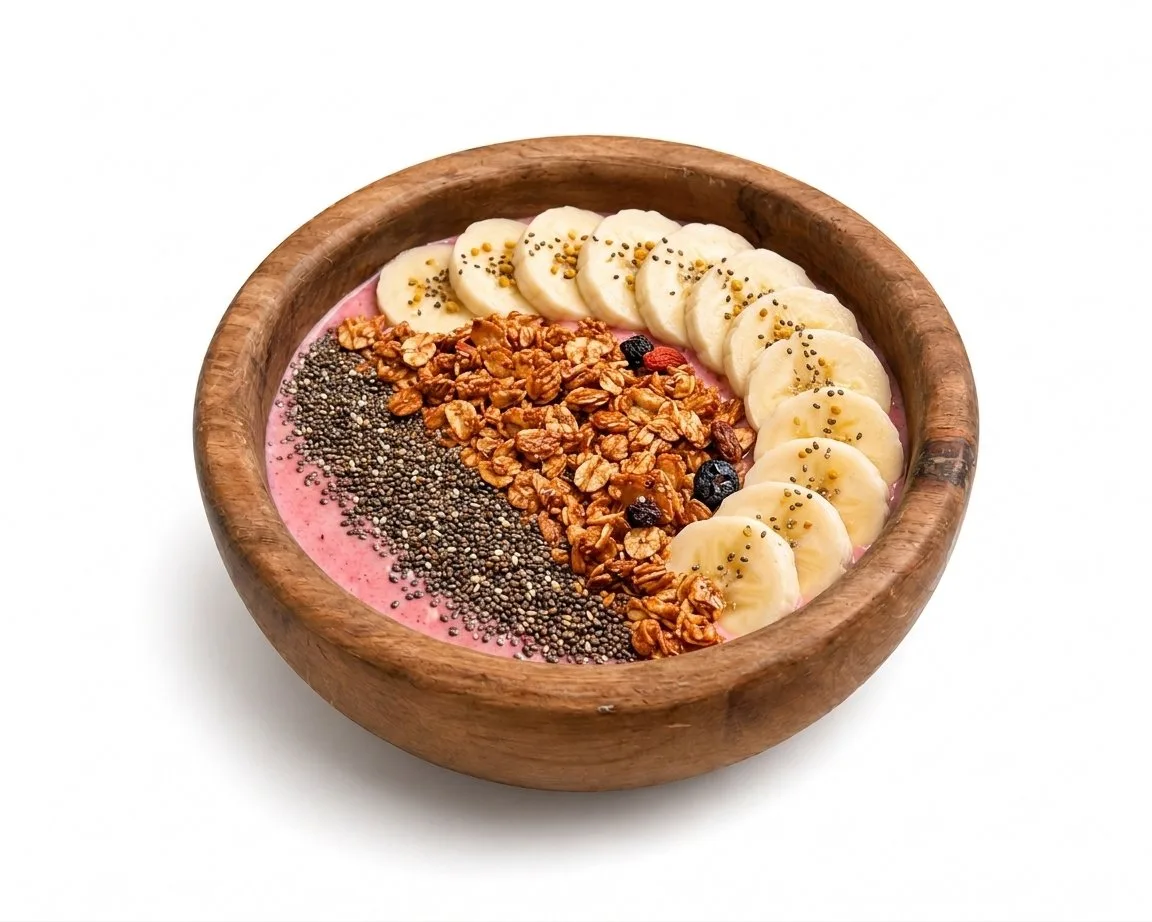 Strawberry Banana Smoothie Bowl