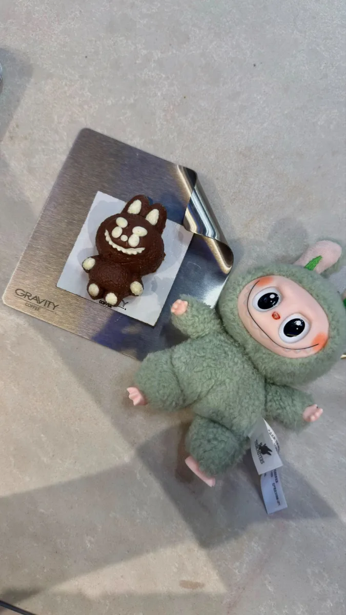 LABUBU  CHOCOLAT DUBAI + PLUSH TOY