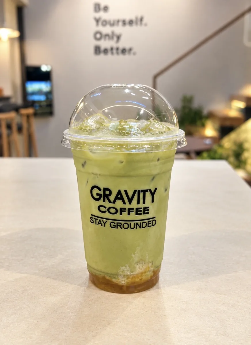 Matcha passion fruit