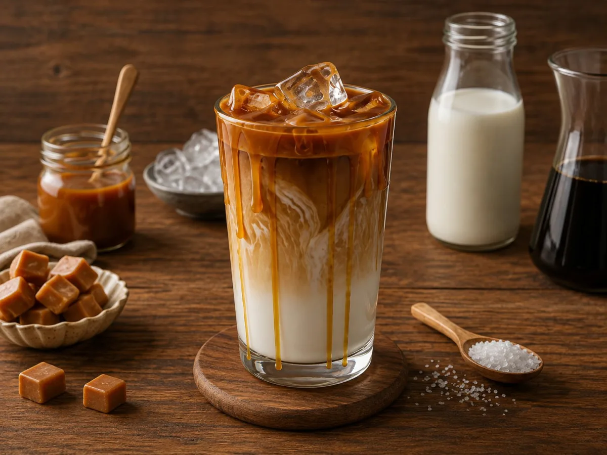 Caramel latté macchiato