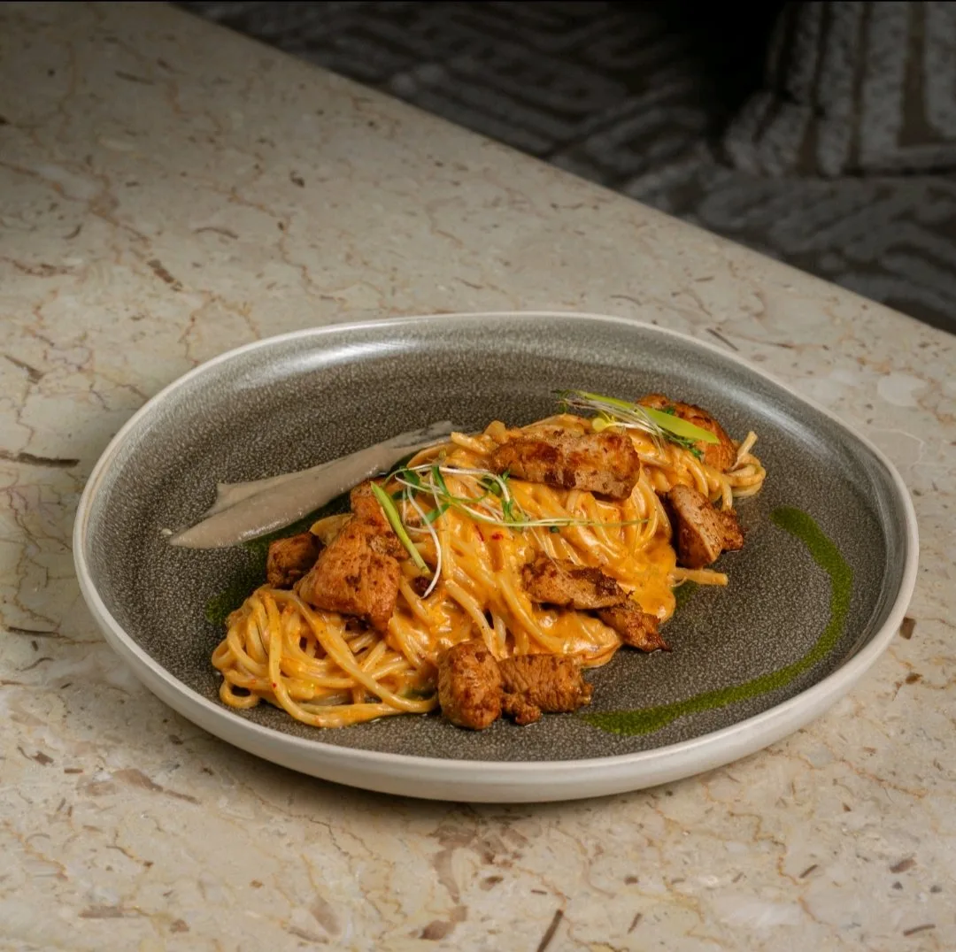 Spaghetti à la tunisienne poulet