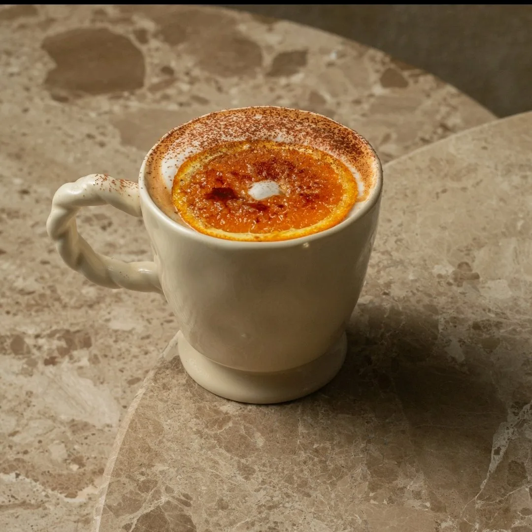Orange latté