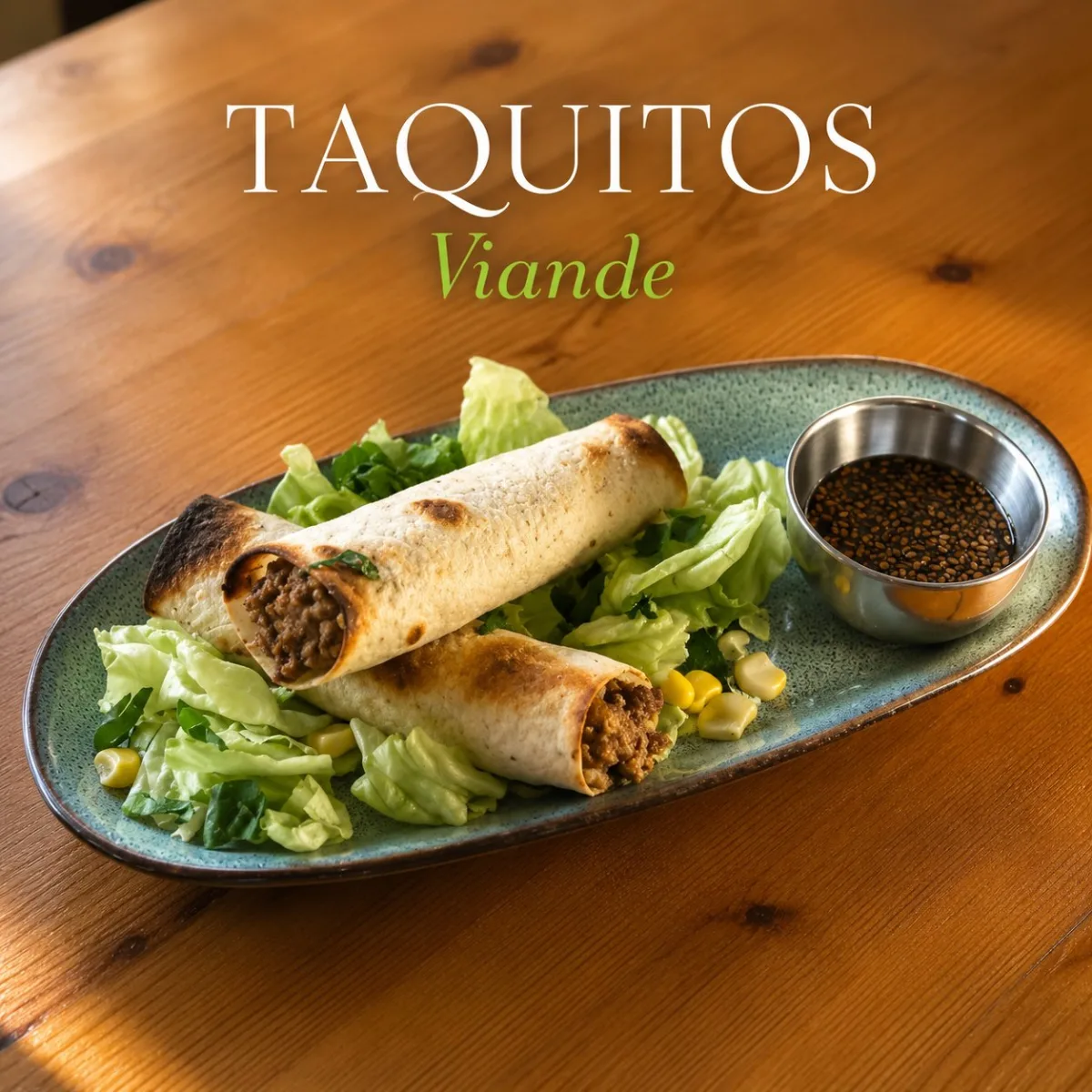 TAQUITOS VIANDE HACHÉE (2 Pièces)
