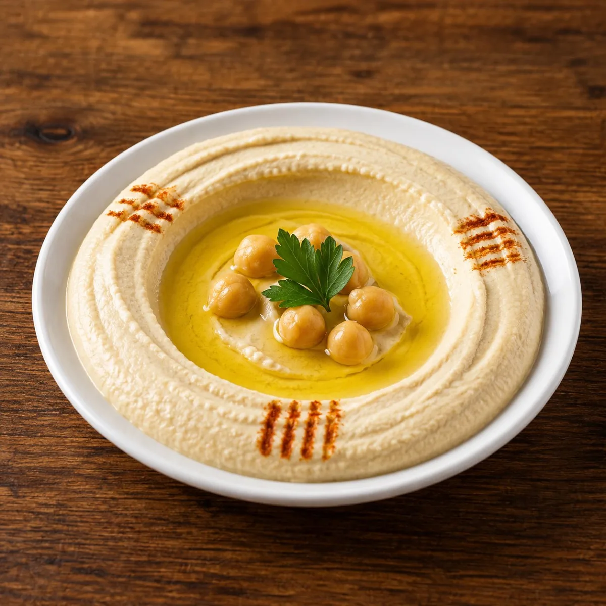 حمص بالطحينة