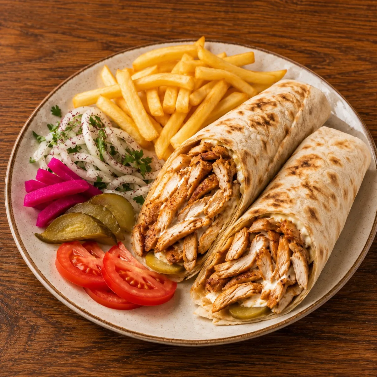 شاورما دجاج عربي