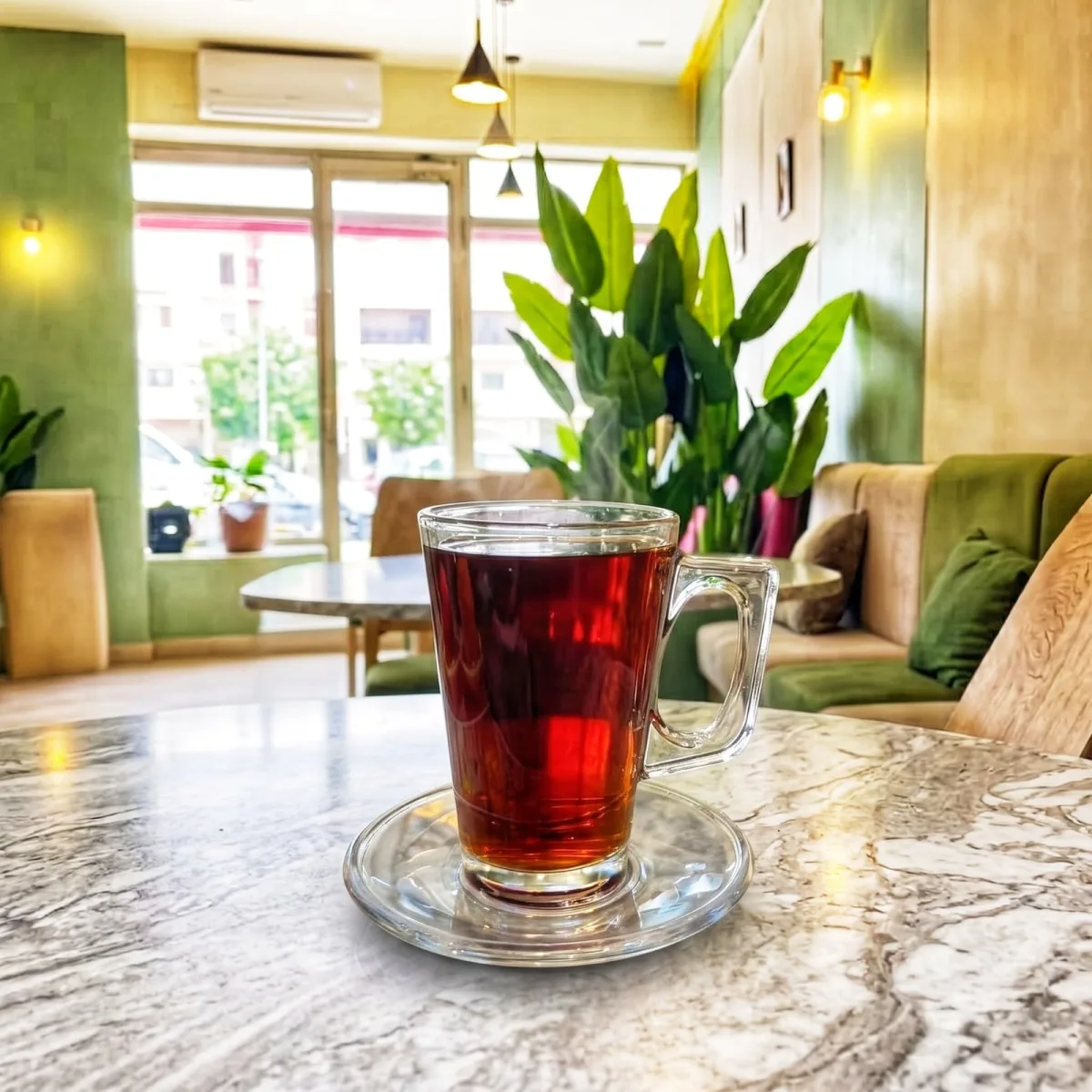Thé turc grand verre
