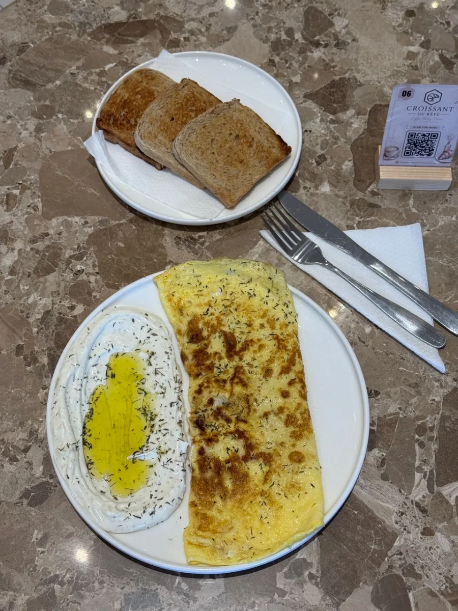 Omelette simple