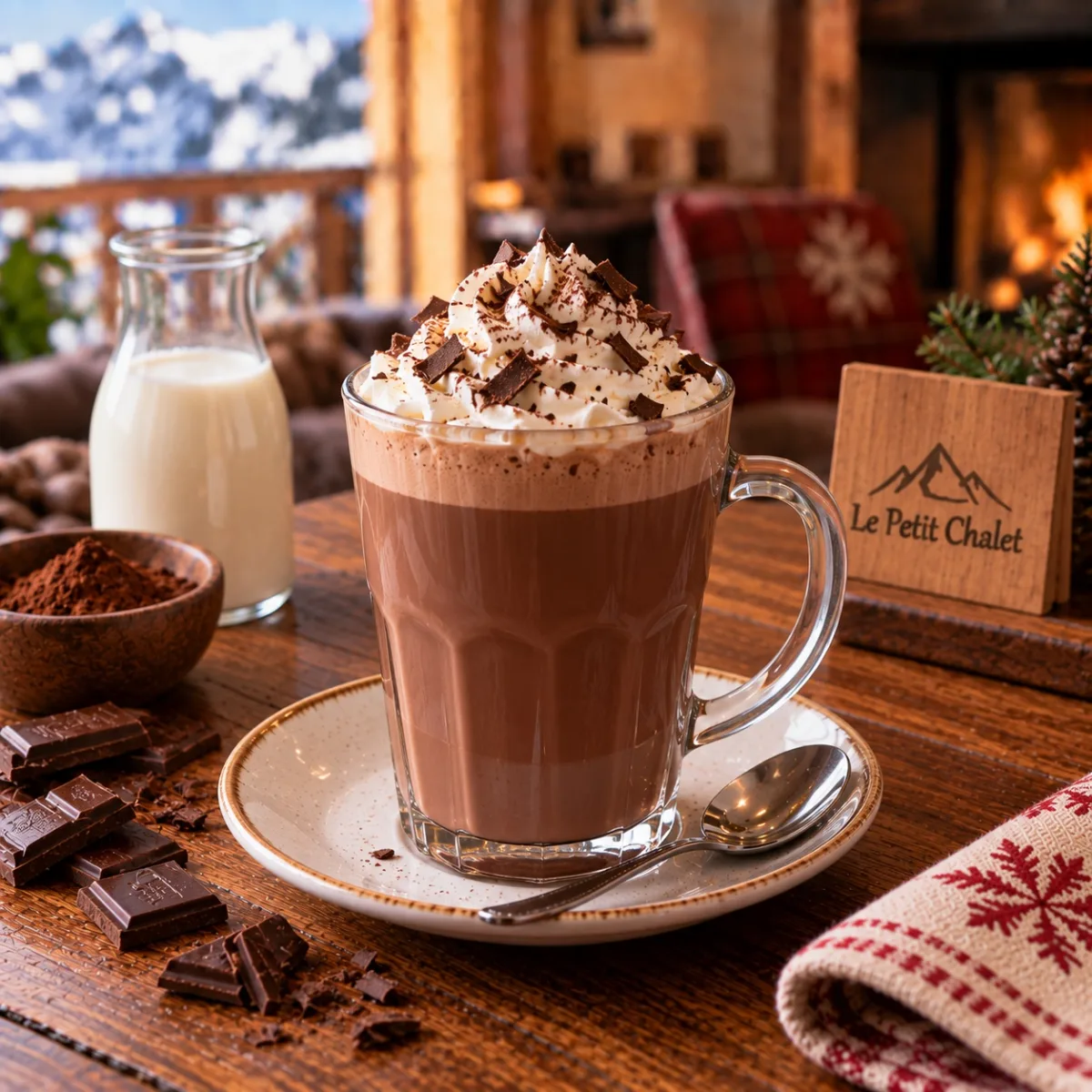 Lait au chocolat