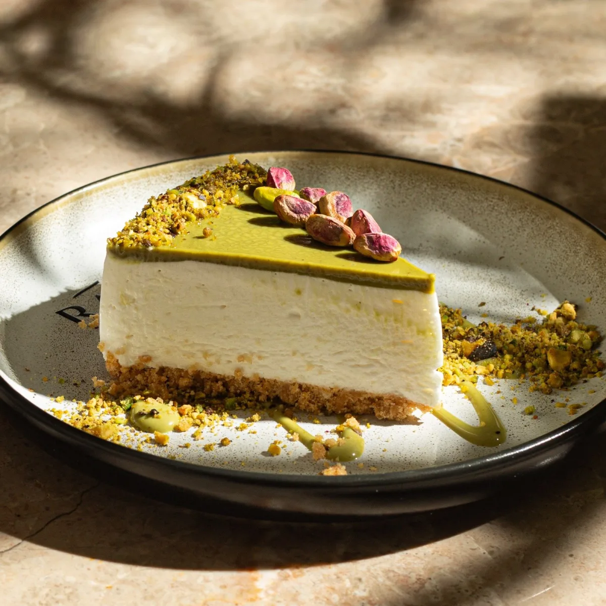 Cheesecake pistache