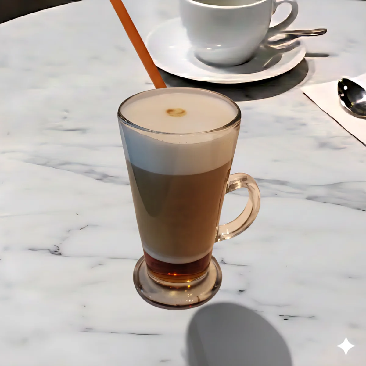 Macchiato noisette latte