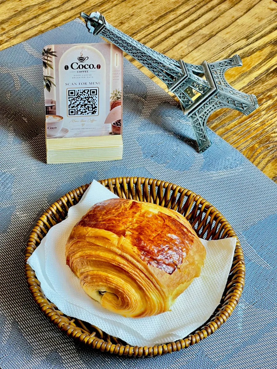 Pain au chocolat au beurre
