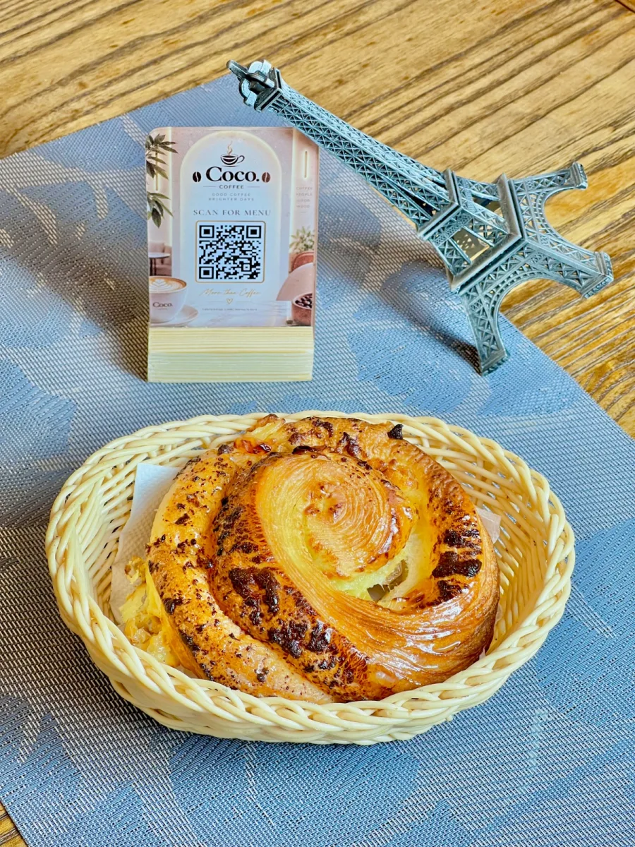 Pain aux raisins au beure