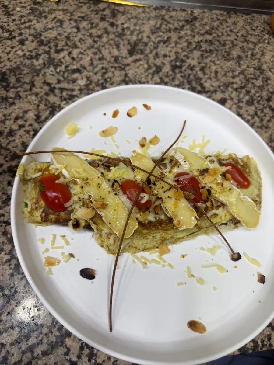 Omelette 3 fromages